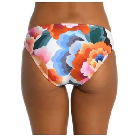 La Blanca Women's Hipster Swimsuit Bottom Floral Rhythm Size 10 NEW - Picture 2 of 9